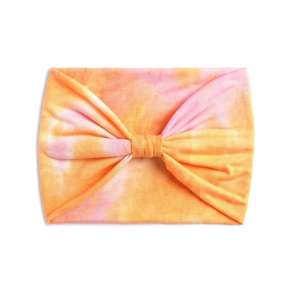 Tie Dye Headbands for Women Wide Headband Yoga Workout Head Wraps Scarf Knotted Hairband Turban Bandana Bandage Hair Accessories