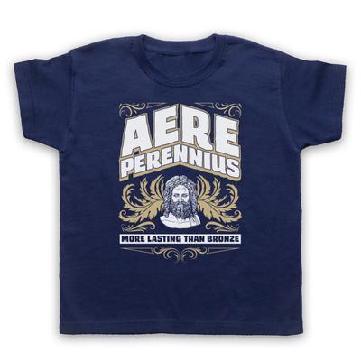 Aere Perennius More Lasting Than Bronze Latin Phrase Kids Childs T-Shirt