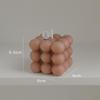 Handmade High-End Scented Cube Candle – Ideal for Atmosphere, Decor, Gifts, and Photography Props