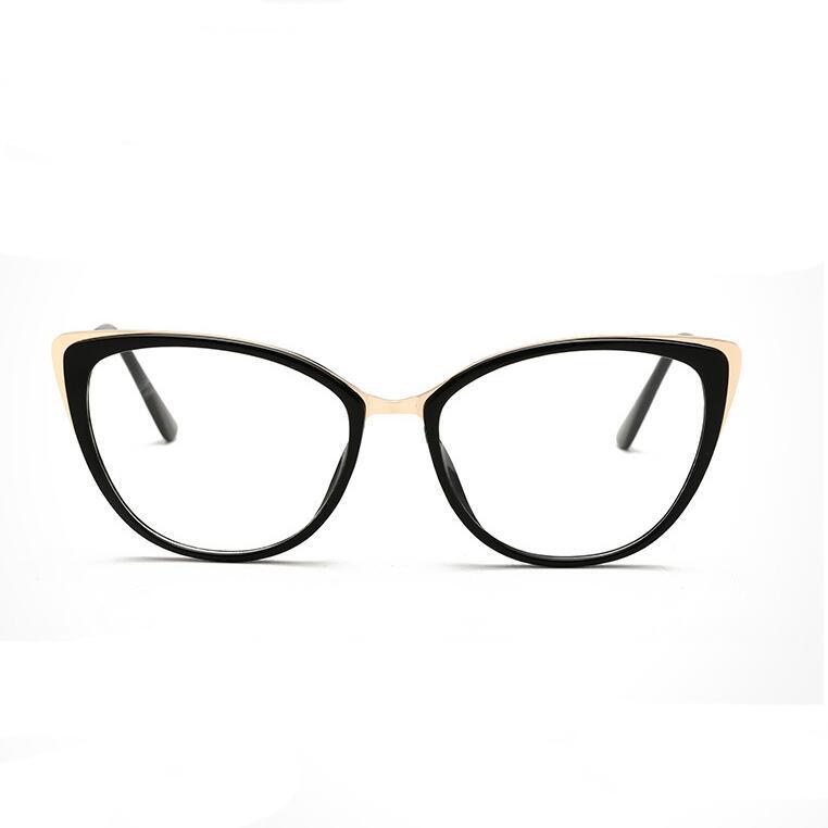 Blue Light Blocking Women Cat Eye Prescription Glasses For The Nearsighted Myopia Photochromic Eyeglasses 0 -0.5 -0.75 To -6.0