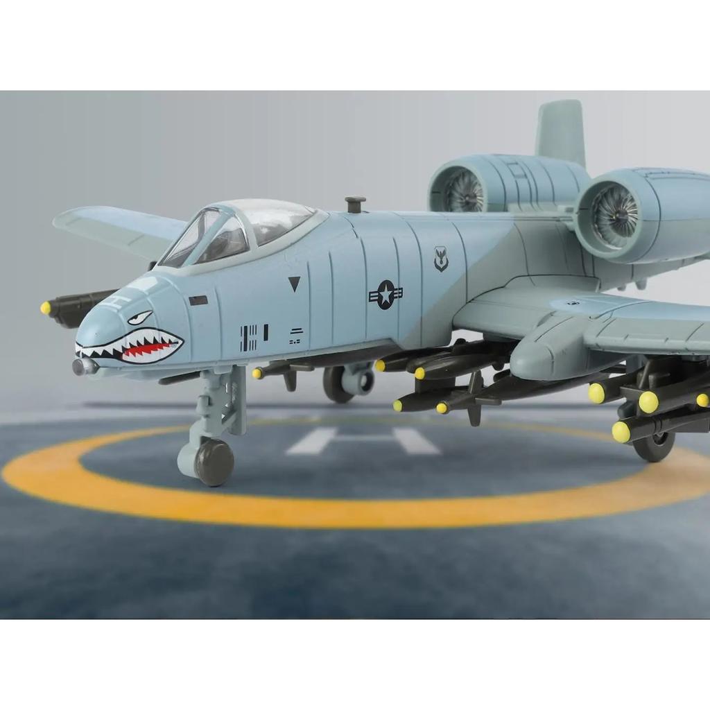 1/72 A-10 Thunderbolt II Fighter Toy Plane Aircraft Model Diecast Metal Airplane Miniature Unique Collection Gift for Children