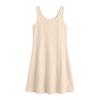 Women's Round Neck Sleeveless Casual Loose Cotton Linen Dress