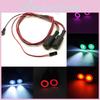 Premium 2 Leds Angel And Demon Eyes Led Headlight Bulb For 1/10 Rc Crawler Car