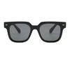 Retro Square Frame Sunglasses with Metal Hinges – Stylish European & American Design for Summer Personality