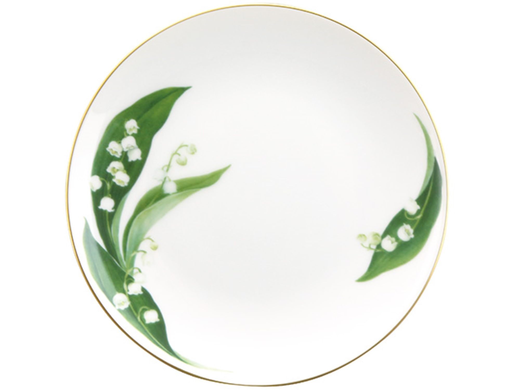 

Okura Art Pottery For you Lily of the Valley 20cm Cake Plate, Made in Japan, 33H/5161