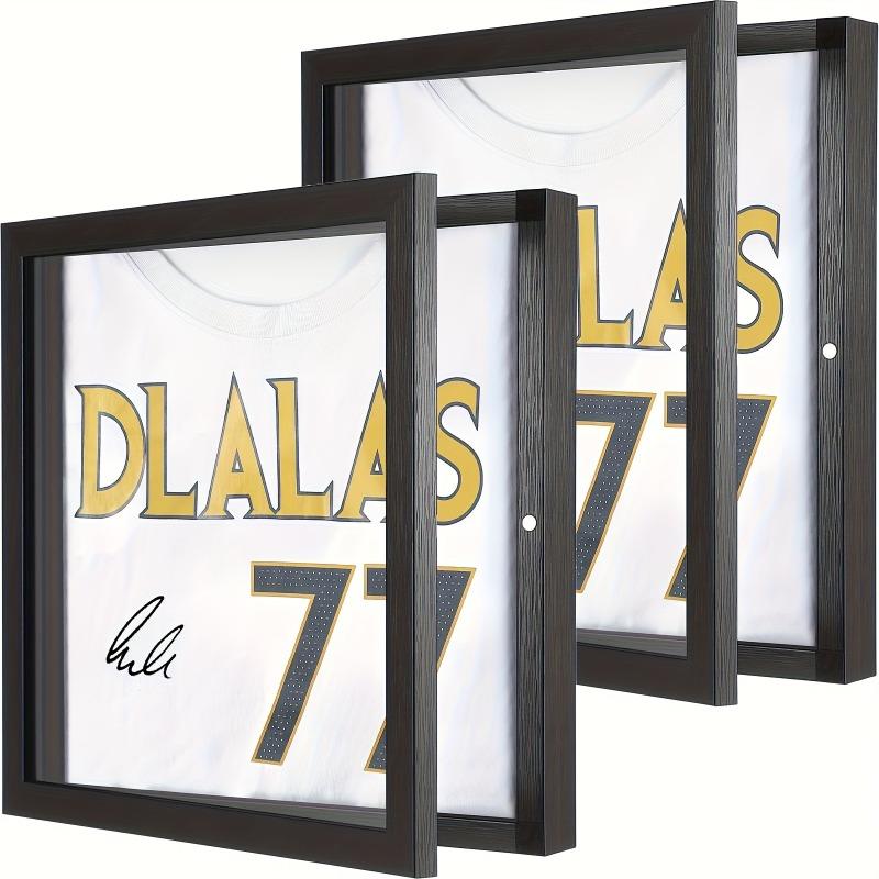 1 ks Dřevěný nástěnný rám na dres s magnetickým víkem Vitrína na dresy Pro vystavení fotbalových a basketbalových dresů
