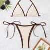 2025 Sexy Lace-up Bikini: European & American Women's Two-piece Swimsuit Set
