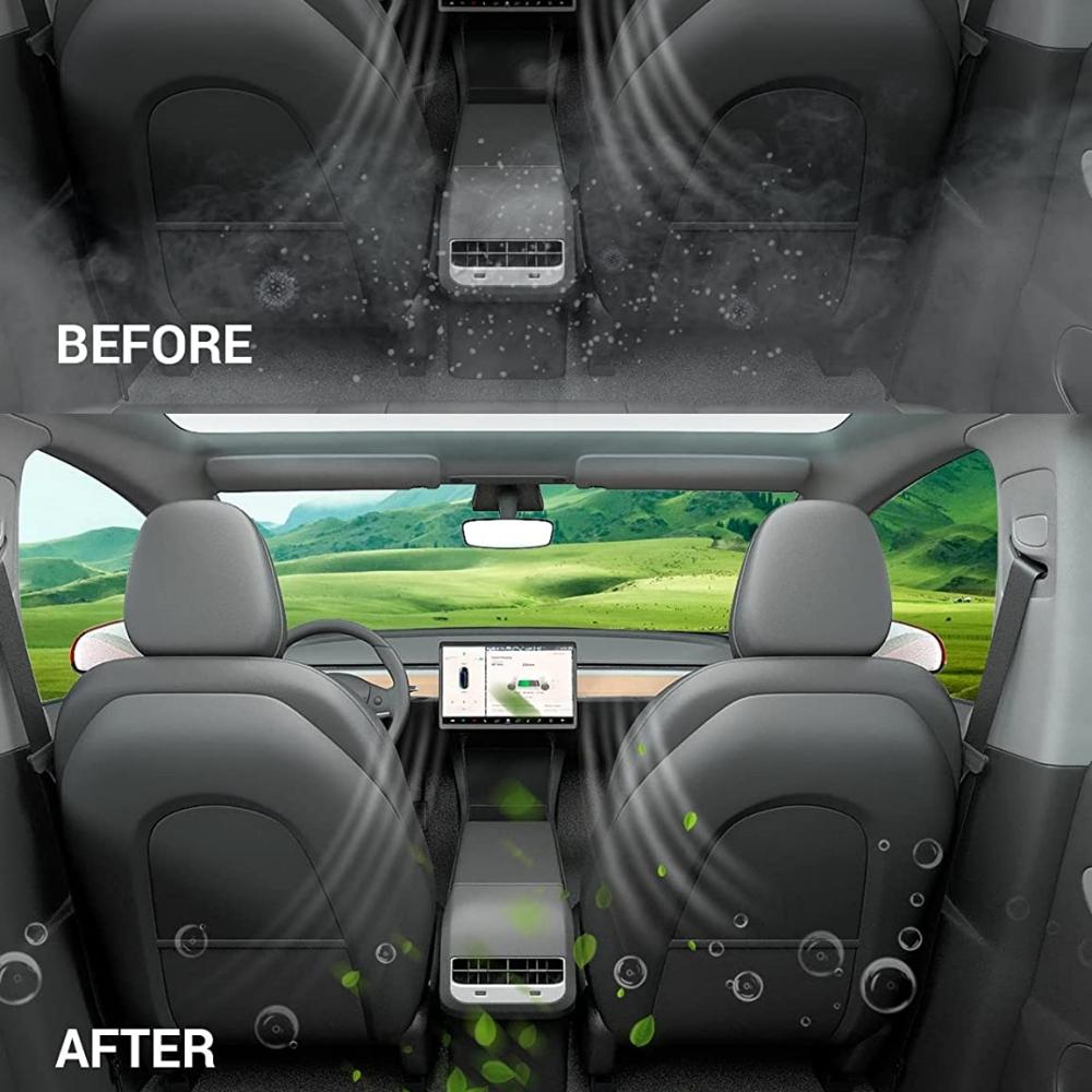 Kabinový filtr Vzduchový filtr HEPA Filtr sání vzduchu Náhradní s aktivním uhlím Pro Tesla Model Y 2020 2025 2025 2025 2025