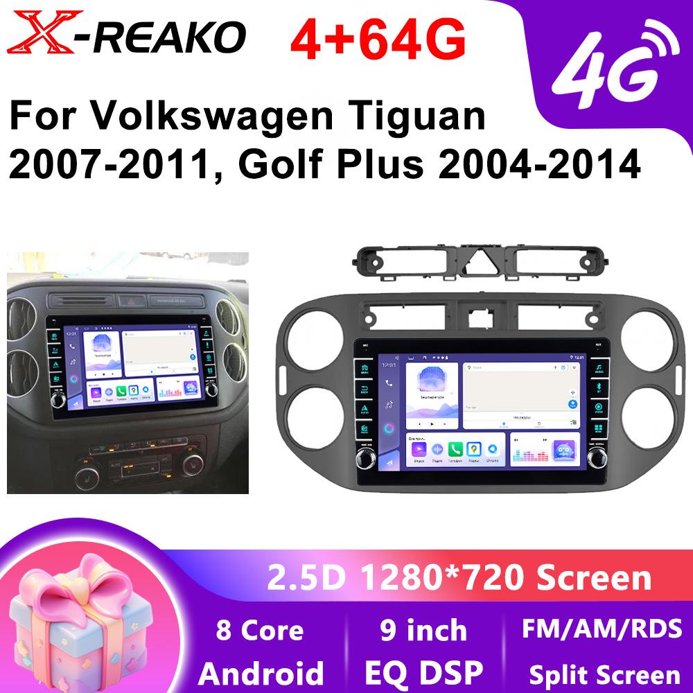 Car Radio For Volkswagen VW Tiguan 2006 2010 2016 Golf Plus 2004-2014 Wireless Carplay Android 4G 8Core Auto Car Stereo Multimedia Player