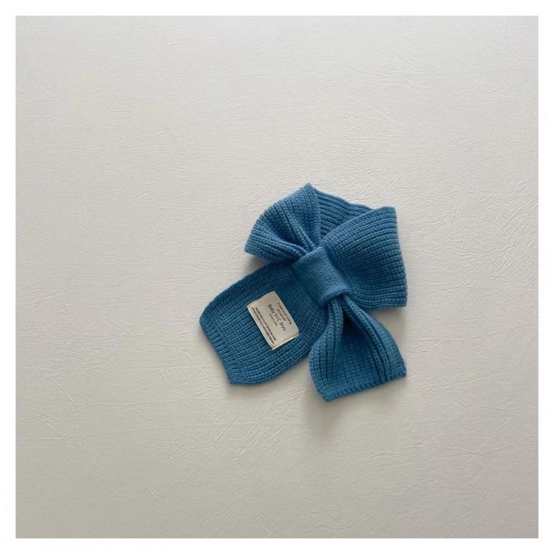 Eșarfă moale tricotată pentru copii, iarnă caldă pentru sugari, copil mic, șal pentru gât, modă pentru copii, fată, băiat, eșarfe pentru bebeluși, batic de culoare uni