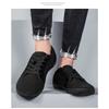 Men's Shoes and Sports Shoes Wide Toe Barefoot Casual Plus Size Wide Last Fashionable Canvas Black Flat Bottomed Board Shoes