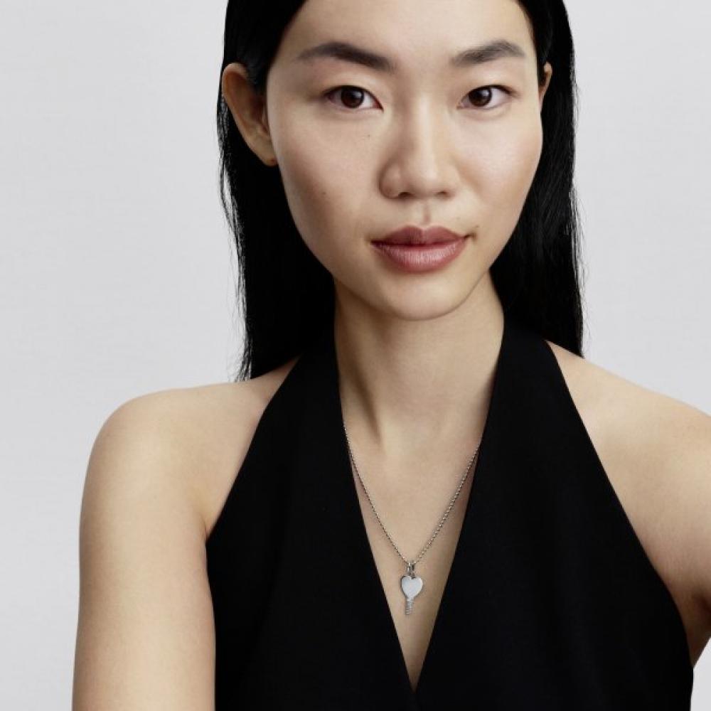 Pandora Ingraved Heart Key Pendant 394353c01