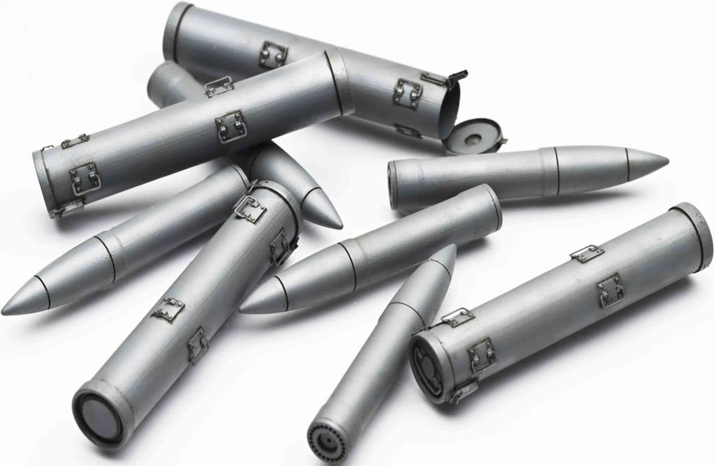 Yen Model WW2 German Nebelwerfer 42 210mm Rocket Grenades of Plastic Model Parts YANPE35136 1/35 (Set 6) (Military)