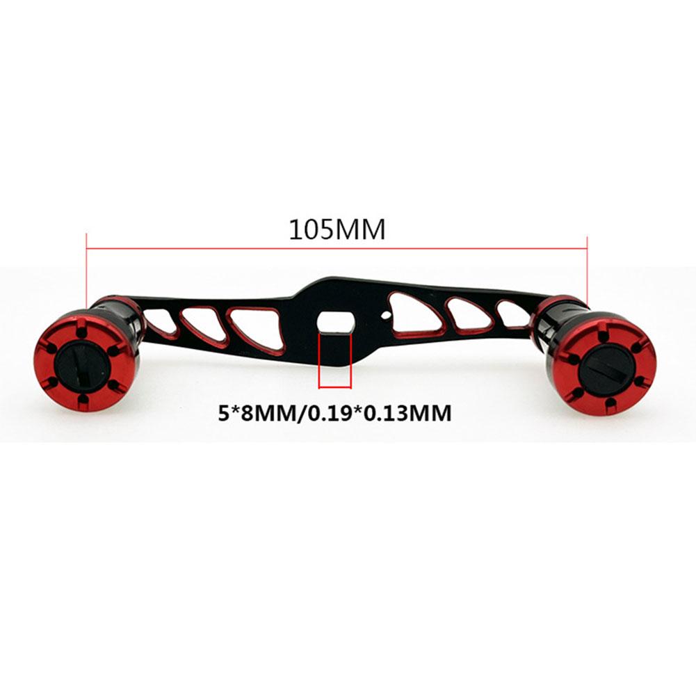 Fishing Reel Arm Aluminum Alloy Baitcasting Fishing Reel Rocker Dual Grip Handle Fishing Accessories