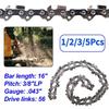 16 Inch Chainsaw Chain 3/8" LP Saw Chains 56 Drive Link Electric Saw Replacement Chainsaw Saw Chain 0.043" Chain gauge