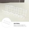 Wire Basket Shelf Under Table Storage Rack Wire Desk Hide Cords Under Management Under Management Tray Cord Organizer Rack Wire