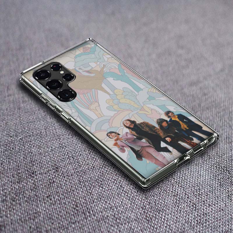 LPretty S-Beatles-B Phone Case For Samsung Galaxy S24 S23 S21 S20 FE S22 S26 Ultra S25 Edge S10 Plus Cover Clear TPU Capa Shell