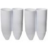 Dixie Japan Commercial Insert Cups, 210ml, F-Type, 100-Count, Set of 2 (Cup Holder Sold Separately), White