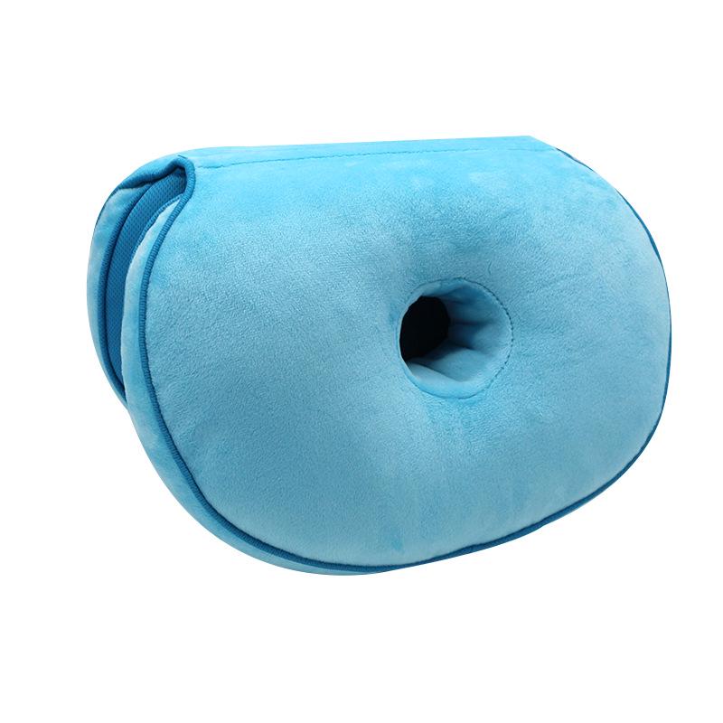 Latex Particles Waist and Buttocks Multifunctional Plush Chair Cushion for Students and Office.