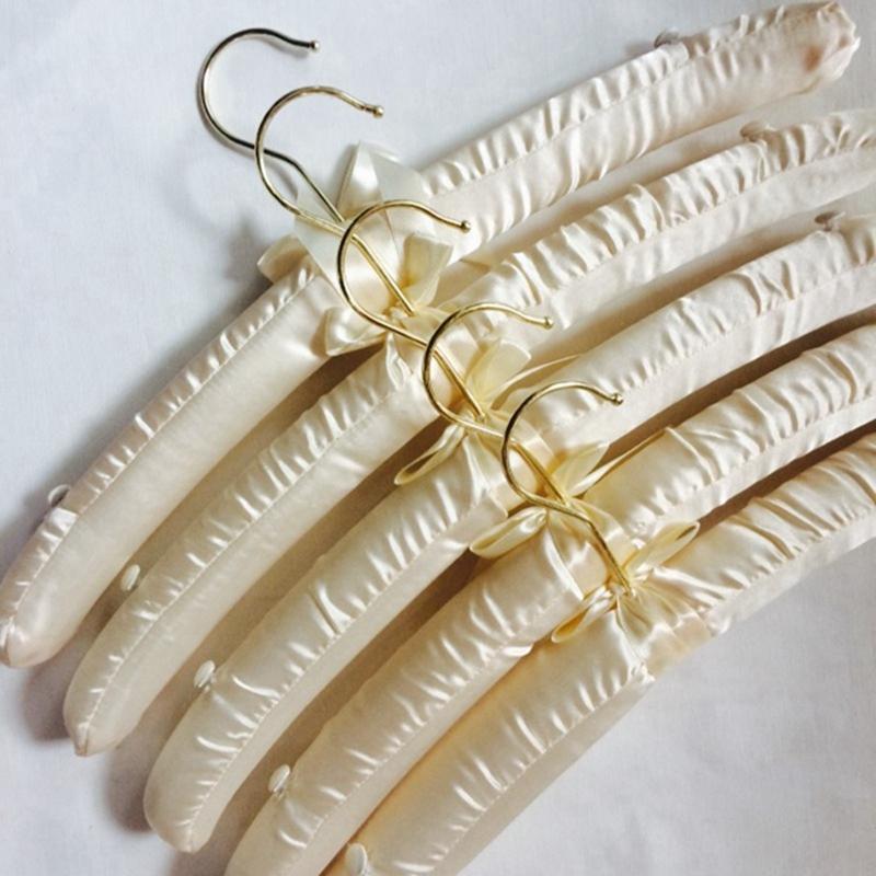10 Pcs Non-Slip Hanger White Hangers Sweater Hangers Skirt Hangers Padded Hangers For Women Clothing Foam Coat Hanger