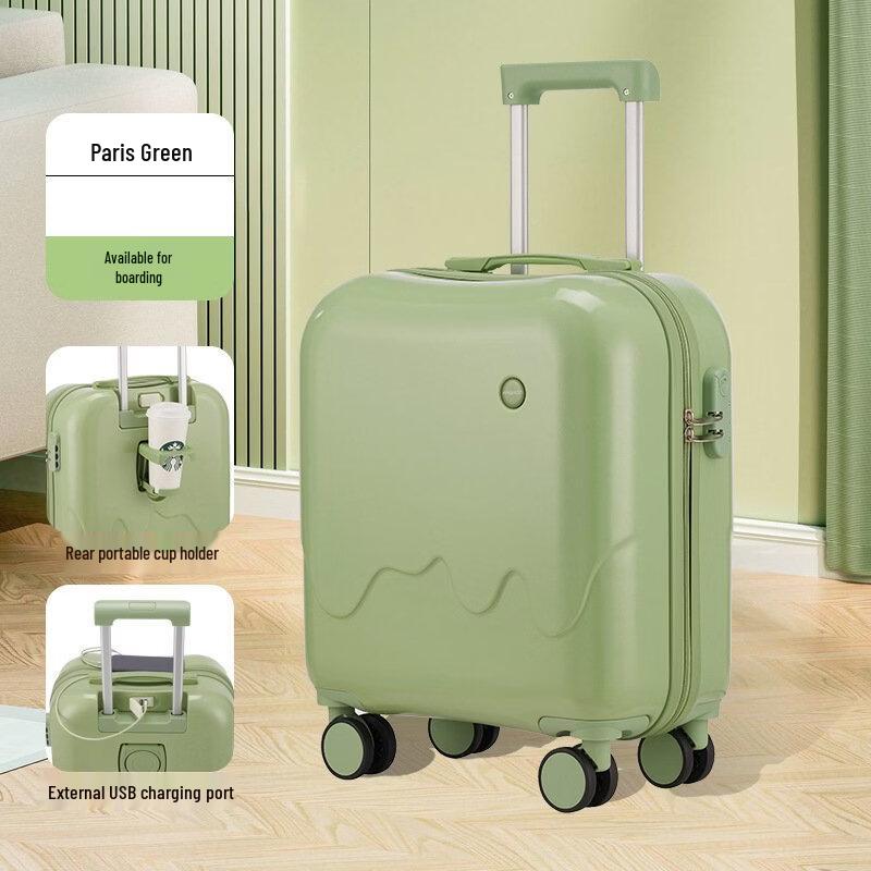 Li Shen Multi-functional Carry-On Luggage with Cup Holder & USB