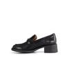 Daks Women S Chunky Loafer Buckle Decoration Semi dreSS 5cm drS627ka10  Black 