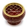 Charcoal Resin Incense Burner Jar Root Chakra