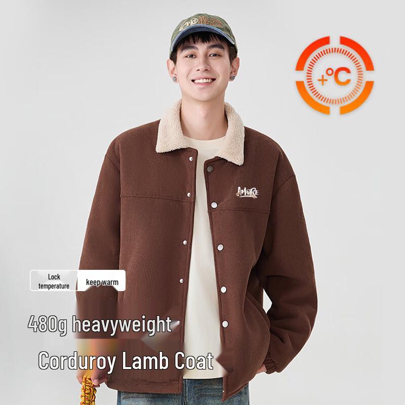 Baleno Men's Corduroy Fleece Lined Jacket
