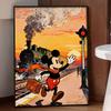Disney 5D diamond painting set DIY handmade diamond painting art production of Mickey Mouse and train decorative painting