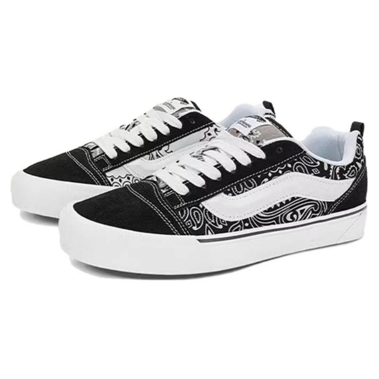 New Vans Vault X Bedwin & The Heartbreakers Knu Skool 'Bandana Black' VN0007QDBMW