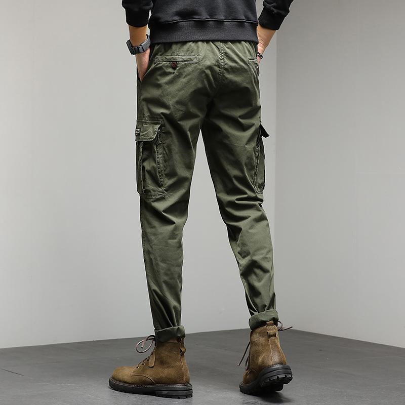 JAYSCE 2024 Yeni erkek Sokak Hip-Hop Tarzı Pantolon Moda Kalın Tulum Açık Eğlence Ince Pantolon