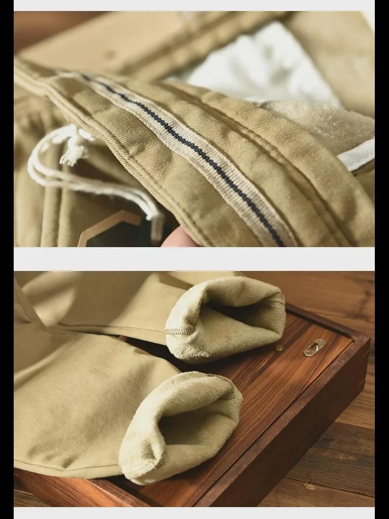 Z338 Herren Baumwolle Samtgefütterte Lässige Overalls - Herbst/Winter Kollektion