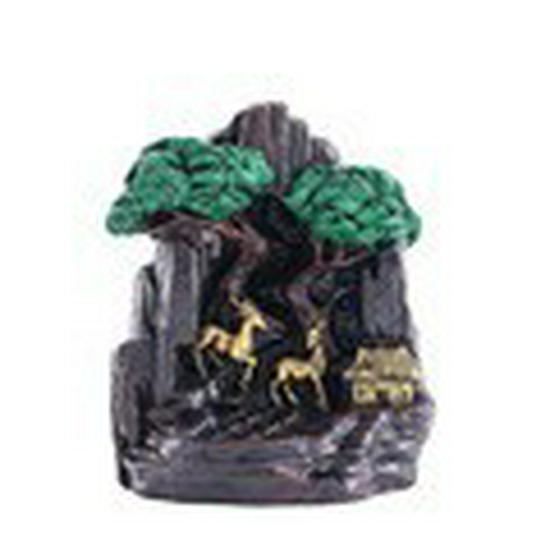 

Douyin Zen Resin Incense Burner: Creative Indoor Ornament for Purifying with Backflow Design