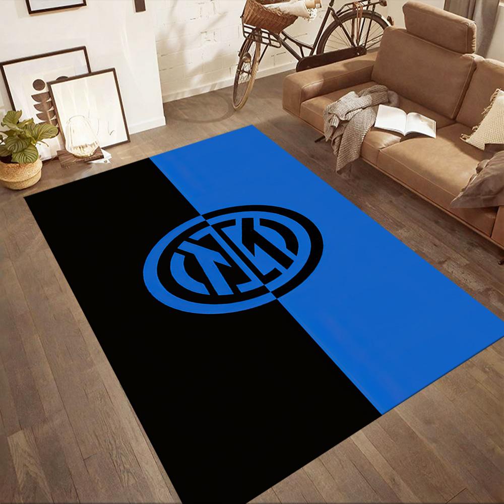 Inter Milan Floor Rug Office Rug Suitable For Hallway Dining Room Decorate Room Dormitory Antislip Carpet Office Home Decor