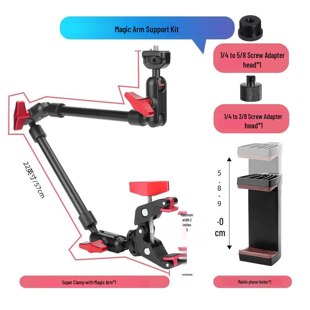Universal Large Crab Claw Magic Arm for Live Broadcast Background