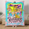 1pc Rugrats Home Decor: Cozy Flannel Blanket, Perfect Gift for Bedroom, Living Room, Travel, Camping, Car, Beach, Office Naps, Ideal Sofa Throw, Outdo