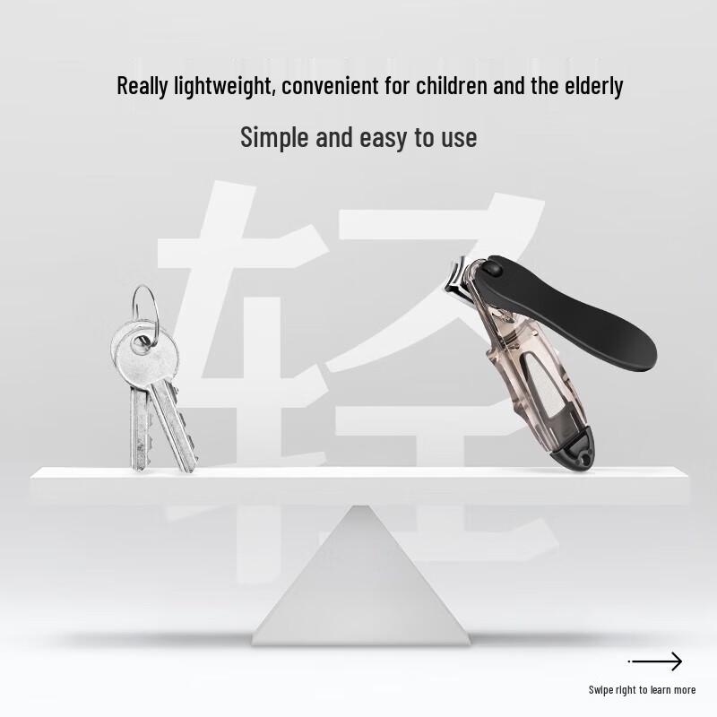 ZWILLING Kleiner 360° drehbarer Edelstahl-Nagelknipser