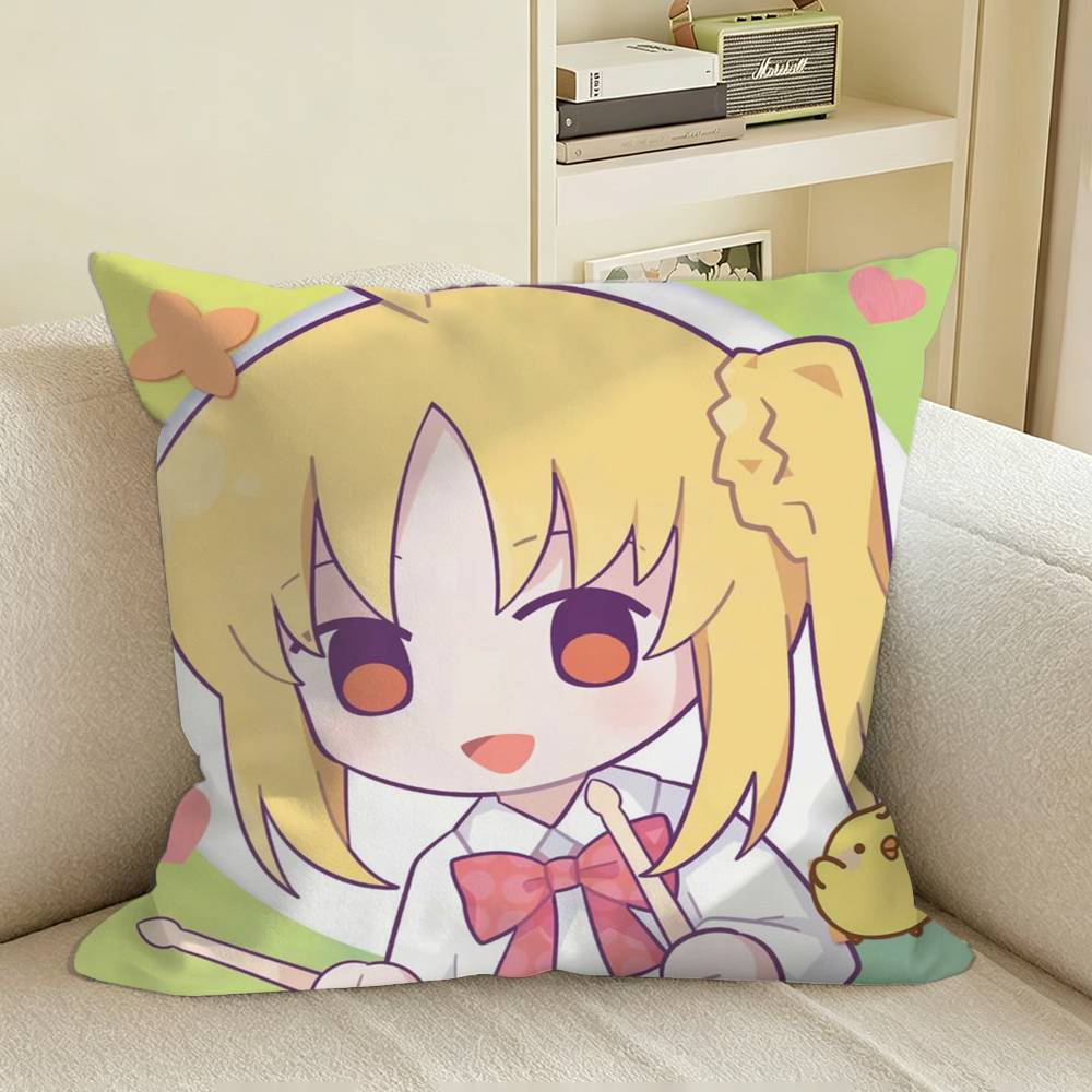 The Drummer Blonde hair NNijika Square Sofa Pillow Cover Solid Color Living Room Home Decor Cushion Case