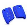 Car Key Cover Case Silicone Shell For VW Golf 7 MK7 VII Tiguan Polo Skoda Octavia A7 Kodiaq Seat Ateca Leon