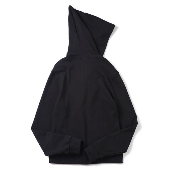 Men Hoodie Coat Hooded Solid Color Long Sleeves Zipper Cardigan Warm Hip Hop Plus Size Loose Men Fall Cloak for Street