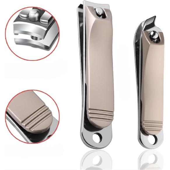 Nail Clipper Kit Manicure Set, Professional Nail Clipper Kit Manicure Kit, 8 Pcs Stainless Steel Nail Care Kit Pedicure Grooming Kit, with Leather