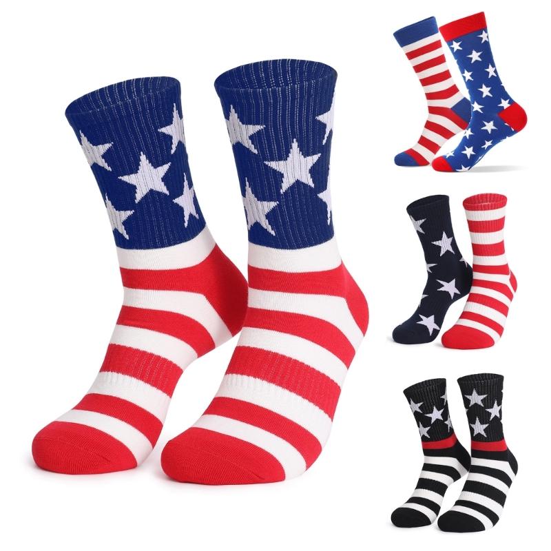 1 Pair Novelty Pattern Warm Stockings Autumn Winter Cozy Crew Socks Warm Socks