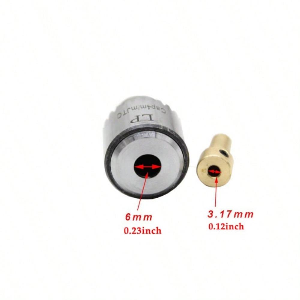 4pcs/set Micro Motor Drill Chuck Clamping Range 0.3-4mm Taper Mounted Mini Drill Chuck With Chuck Key 3.17mm Brass Electric Motor Shaft