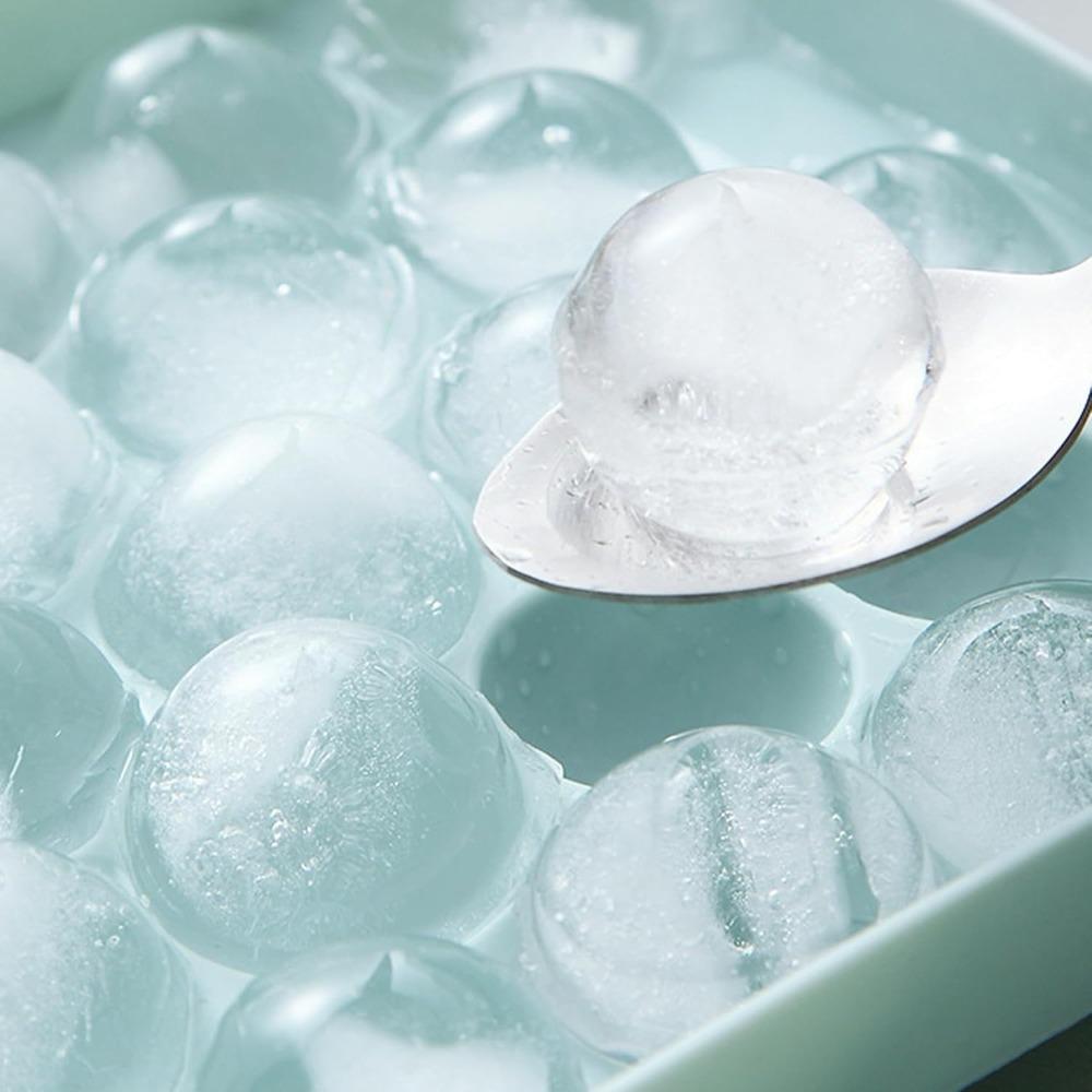 Round Ice Cube Mold with Lid 33 Ice Ball Shaped Round Ice Making Molds Can Be Reused Making Whiskey Ball Popsicle Lollipop Molds