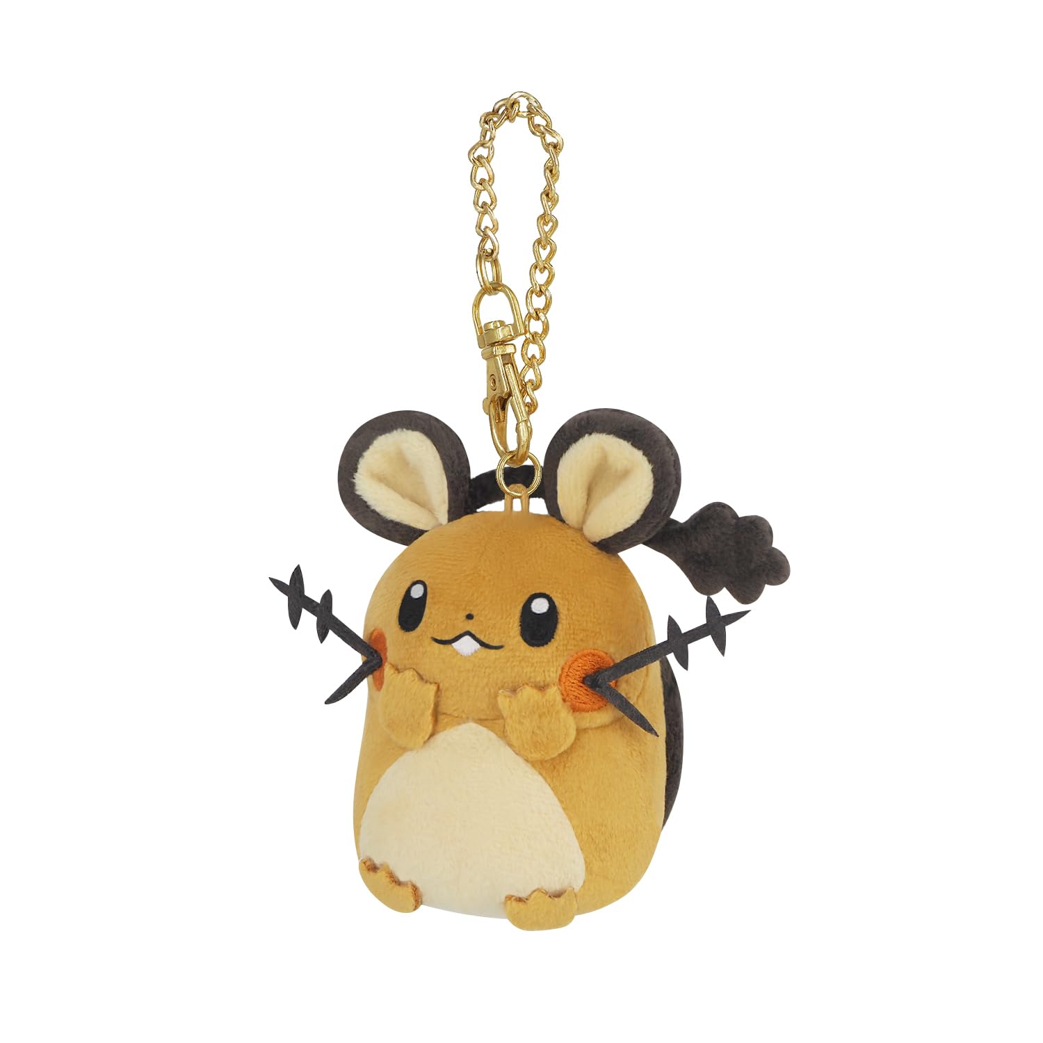 

Sanei Boeki Pokémon All Star Collection Mascot Dedenne Plush Keychain, W6×D6×H10.5cm, PM50