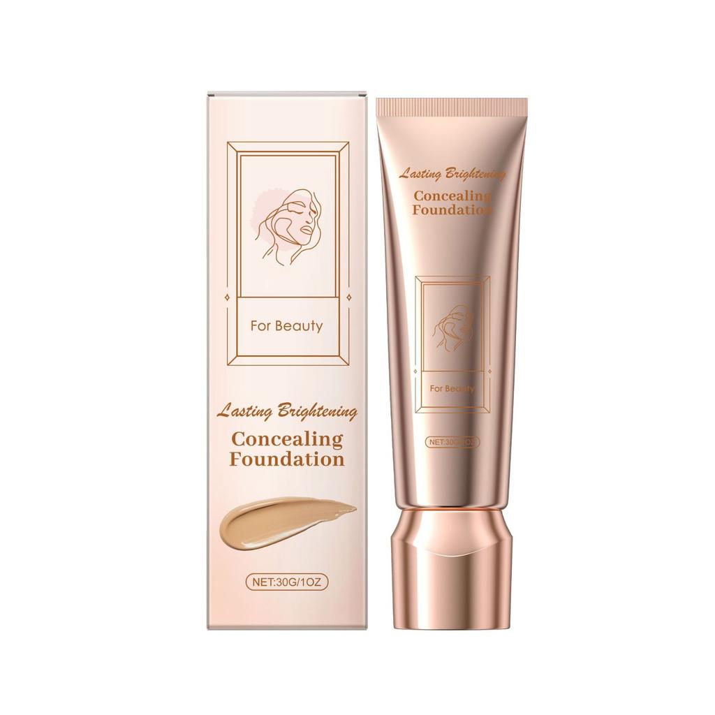 Liquid Concealer Foundation, Moisturizing Light And Lasting Without Makeup Refreshing Moisturizing Skin Care Moisturizing Liquid Foundation 30ml