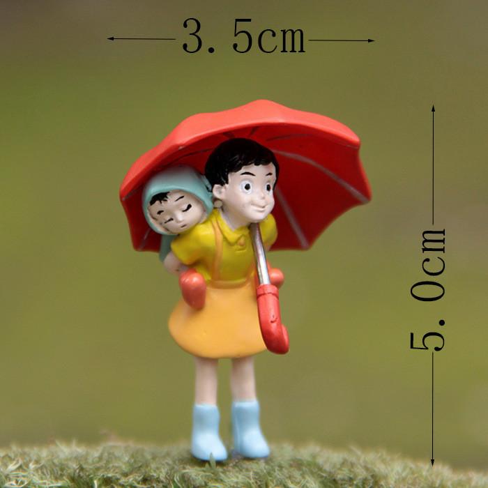 Creative Cartoon Pvc Japanese Korean Style Miniature Succulent Landscape Figurine