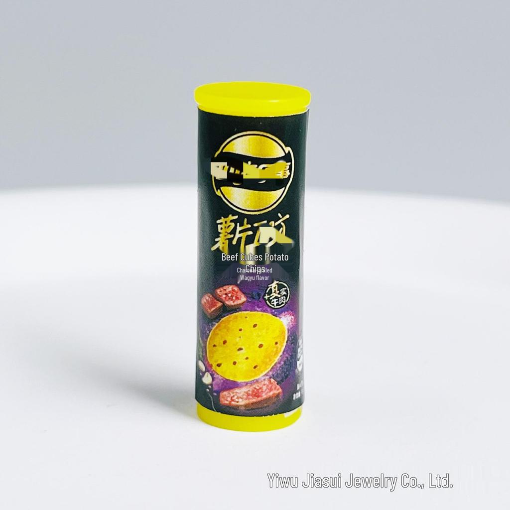 Miniature Potato Chips Model for Dollhouse Play