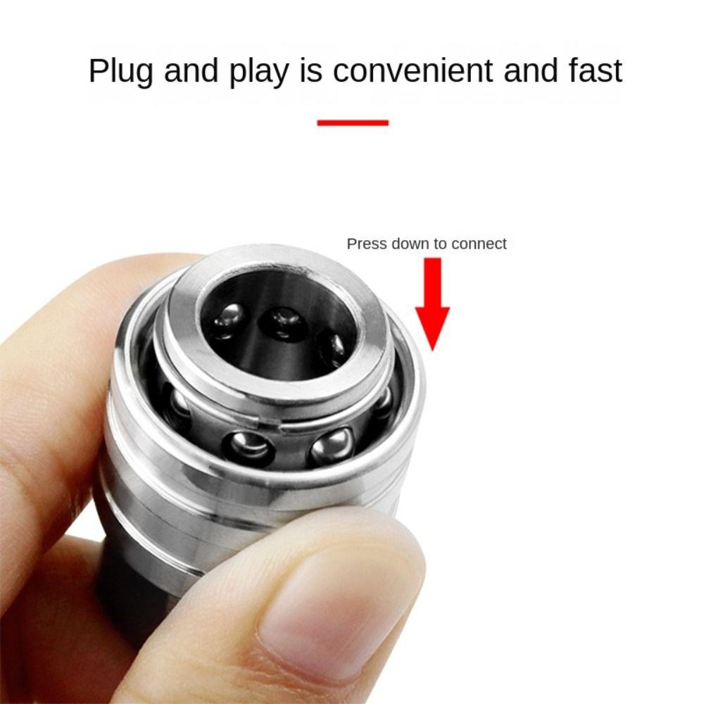 Silver High Pressure Washer Connector for 1/4 quick release connector Car Washer Lances