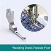 Steel Pressing Feet, Industrial Flat Sewing Machine Folding Pressing Feet Sewing Machine Parts